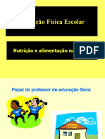 Nutrição na Educação Física Escolar