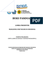 Panduan Lomba Presenter - Forkom - Universitas Mataram 2022