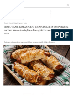 Recept Za Rolovane Kobasice - Recepti - Domaći Hleb - Pite I Peciva - Peciva