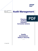 Audit Management: Planning Auditing Valuation Corrective Actions