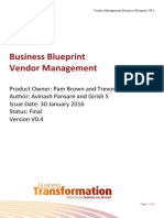 Vendor Management Opex Business Blueprint V0.5 Final