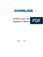 Operator's Manual: QY25D Truck Crane