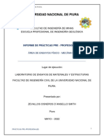 INFORME PRÁCTICAS PREPROFESIONALES - ZEVALLOS MINAS GEOLOGÍA Con Observaciones Levantadas