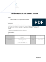 Configuring Static and Dynamic Picklist