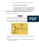 BIXE 4ºESO - Repaso Tema 5 - A Evolución Biolóxica (Versión Alumnado)