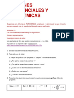 Funciones Exponenciales y Logarítmicas