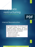 Corporate Restructuring: Chapter 2 Internal Reconstruction