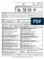 Check List de Permissao de Trabalho em Risco - PTR