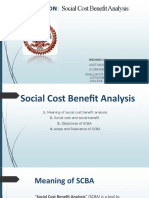 Project On: Social Cost Benefit Analysis