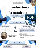 Clase 1 - Introduccion A La Patologia