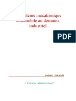 Le Système Mécatronique Automobile Au Domaine Industriel