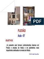 Flexão: conceitos e ensaio