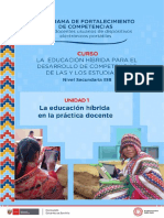 Fascículo U1S1 - Curso Educación Híbrida SECUND EIB