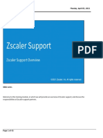 Slide 1 - Zscaler Support: Zcta - Zscaler-Support-Overview - Studentguide - 6.1 - V1.0 Monday, April 05, 2021