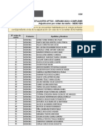 Relación de Participantes (Modalidad Adjudicación Por Orden de Mérito)