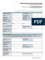 Employment Application Form: Section 1: Personal Details