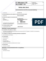 ACC Silicones LTD Silcoset 101: Safety Data Sheet