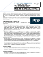 Sistema D Defensa Civil - Material