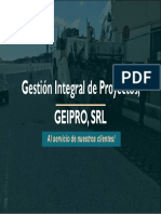 Gestión Integral de Proyectos, GEIPRO, SRL