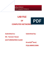 Lab File: OF Computer Networks