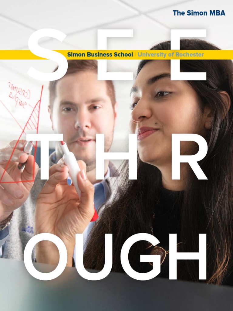 Simon Business School 2019 2020 MBA Brochure | PDF | Master Of Business ...