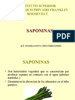 Saponinas: propiedades, clasificación y usos