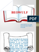 Beowulf: Prepared By: Elaine Mae Solomon Bsed 4-English