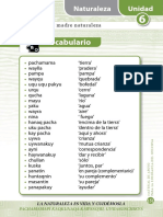 Fichas Enseñanza Quechua Unidad 6