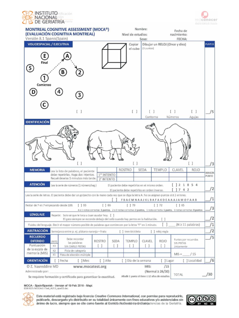 Montreal Test | PDF