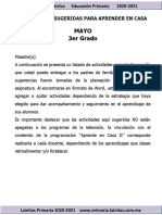 3er Grado - Aprender en Casa (Mayo)