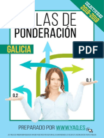 Ponderaciones 2018 Galicia