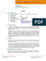 SILABO_PLANEAMIENTO DEL TRANSPORTE Y CONSERVACION VIAL - 2022-15 V110522