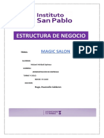 Magic Salon Estructura de negocio