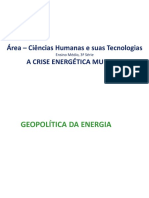 A Crise Energética Mundial Meu