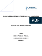 Manual de Mantenimiento de Equipos Biomedicos Kinesis