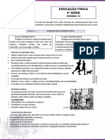 Educação Física 3a Série: Atividade Física x Exercício Físico