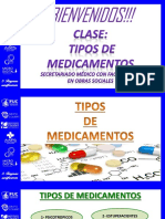 Clase Tipos de Medicamentos