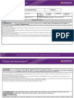 Práctica de observación en Fundación Diocesana Compartir