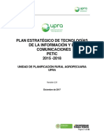 Anexo 10 Plan Estratégico de Tecnologías de La Información y Las Comunicaciones - PETI.