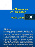 Project Management - An Introduction Awais Qamar