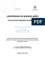 Importancia Del Analisis LCR en Protocolo Diagnostico Neurologico