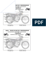 Recibos PAGOS DE MULTAS Y MEMORANDUM