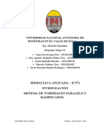 Grupo #1 - Investigación #2 - Sistema de Tuberías en Paralelo