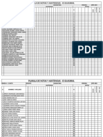 Planillas de Notas y Asistencias Scundaria