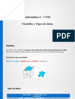 02 - Presentación Variables y Tipos de Datos