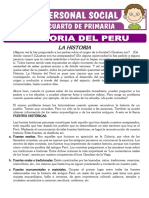 Historia Del Peru para Cuarto de Primaria