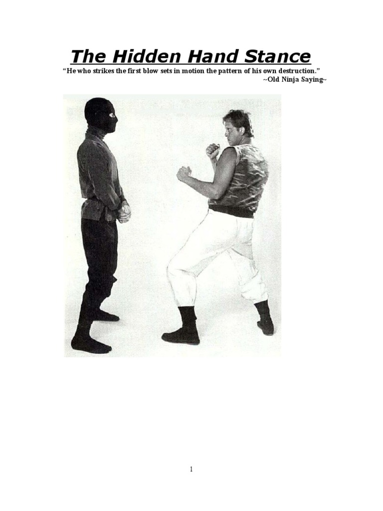The Hidden Hand Stance | PDF