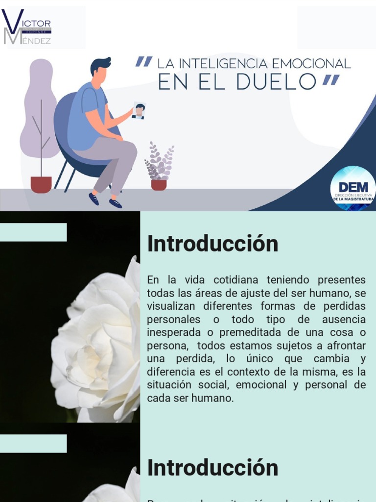 Gestión emocional en el duelo | PDF | Dolor | Las emociones