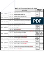 Jadwal UAS Semester 4 Tahun 2022