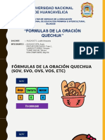 Fórmulas de La Oración Quechua - G1